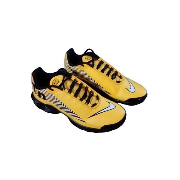 Juniors NIKE AIR MAX PLUS TN SE BG Amarillo Trainers BQ1188 700 Size 6.5Y - Picture 2 of 6